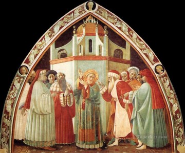 聖イシュトヴァーンの論争 ルネサンス初期 パオロ・ウッチェロ Oil Paintings